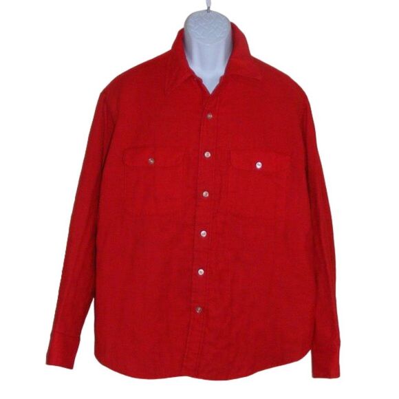 Vintage MONTGOMERY WARD Shirt Jacket, XL, Red/Blue Quilted, Long sleeves - Picture 1 of 10